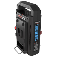 HED-DC150V Caricabatterie simultaneo LCD digitale  2 canali, funzione Power Bank