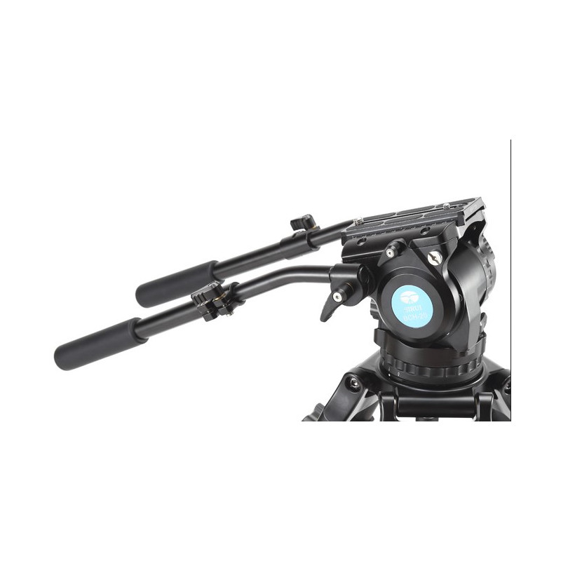 Sirui BCT-2203 treppiede video fibra di carbonio e BCH-20 testa fluida