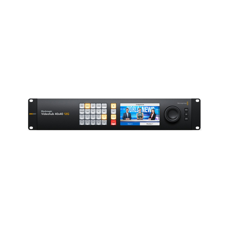 Videohub 40x40 12G potente matrice video 12G-SDI latenza 0 Blackmagic