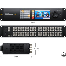 Videohub 40x40 12G potente matrice video 12G-SDI latenza 0 Blackmagic