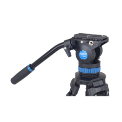 Treppiede completo Sirui, testa fluida SH25 e treppiede in alluminio