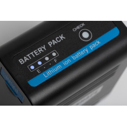 BLUESHAPE NPF970 battery compatible with Sony 7,2V 10050mAh 72Wh - 1USB out