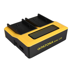Caricabatterie Patona dual LCD e USB per Sony BP-U30 BP-U60 BP-U90 BP-U95