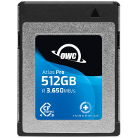 OWC Atlas Pro 512GB High-Perf Cfex Type B 4.0 MemoryC  R3650 MB/s -W3000 Mb/s