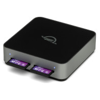 OWC Atlas Dual SD Card Reader: USB-C Dual-Slot SDXC UHS-II Card Reader