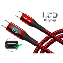 RPC-D65W HEDBOX USB-C to USB-C LED Disply Power cable