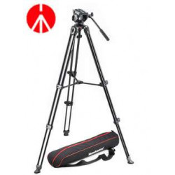 MVK500AM Manfrotto Kit 500, treppiede telescopico a doppio tubo MVT502AM sacca