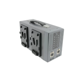 Caricabatterie Patona per 4 Batterie V-Mount, uscita XLR 12V