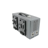 Caricabatterie Patona per 4 Batterie V-Mount, uscita XLR 12V