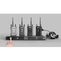 Syscom 1000T-4B Hollyland Full Duplex Wireless Intercom System con 4 Belt Packs