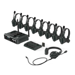 SOLIDCOM C1 Hollyland Full Duplex Wireless Intercom System 8 headsets/ Hub stati