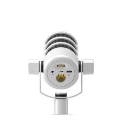 PODMICUSB Rode Microfono dinamico bianco ottimizzato per Podcasting