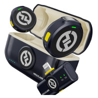 LARK M2 Hollyland microfono Wireless Lavalier con Lightning Plug (Duo,Shine Char