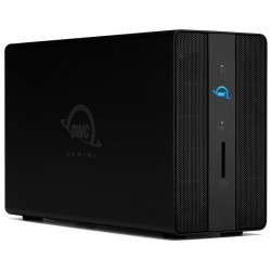 OWC 8.0TB HDD Gemini - Thunderbolt (USB-C) Dock e Dual-Drive RAID