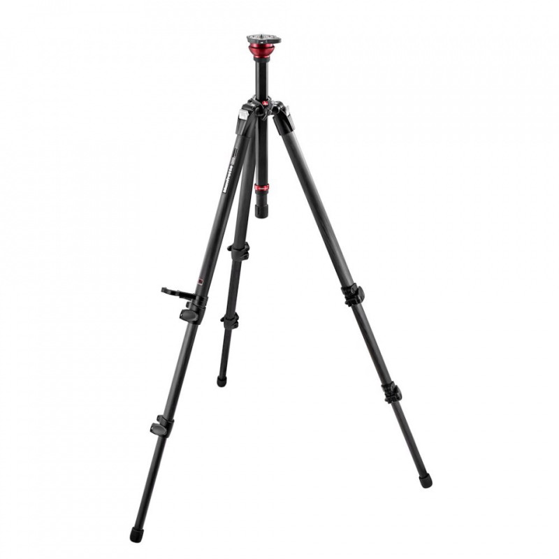 Treppiede video MDEVE in carbonio, colonna base livell. 50mm Manfrotto