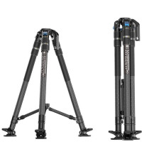 Treppiede SIRUI video SVS75 in Fibra di Carbonio con testa video SVH15
