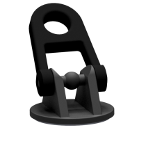 Supporto telecamere PTZ, treppiede leggero, Cartoni KPTZ001, giunto sferico AT926, piedini in gomma AT877, borsa C110