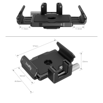 3272 SmallRig Staffa di montaggio SSD T5/T7 per BMPCC 6K PRO - wwwmancoit.inlavorazione.com