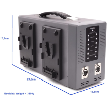 Caricabatterie rapido PATONA 1709 v-Mount 3A a 4 canali - wwwmancoit.inlavorazione.com