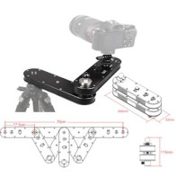 DF04 Digitalfoto Slider per Camera DSLR 4 tempi - da 24cm a 70cm