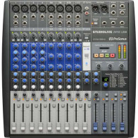 PreSonus  Mixer ibrido 12 ch con connessioni analogiche/digitali, interfaccia USB 2 a 24bit/96 kHz