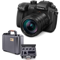 DC-GH5 Panasonic LUMIX fotocamera kit completa di ottica LEICA 12-60 F2.8-4 e valigia in resina HPRC