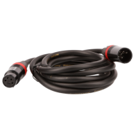 RPC-DC4X4 HEDBOX Cavo flessibile XLR 4pin connettori M/F - 2m, Manco Video