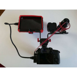 BILATE Digitalfoto braccetto bilaterale a tre attacchi per accessori DSLR, CAMERA