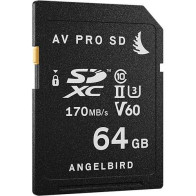 AVP064SDMK2V60 SD CARD UHS II V60 64GB Angelbird Memory Card UHS II V60 da 64 GB