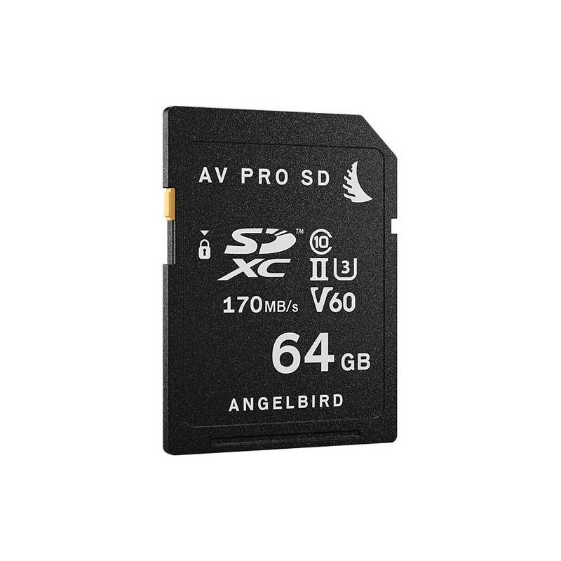 AVP064SDMK2V60 SD CARD UHS II V60 64GB Angelbird Memory Card UHS II V60 da 64 GB