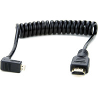 Micro HDMI (angled) 30cm Atomos cavo a spirale HDMI da Micro a Full HDMI