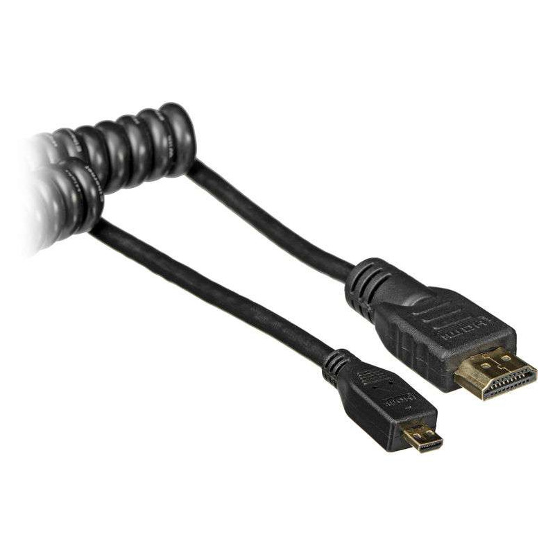 ATOMCAB014 ATOMOS cavo a spirale da Micro a Full HDMI da 50cm